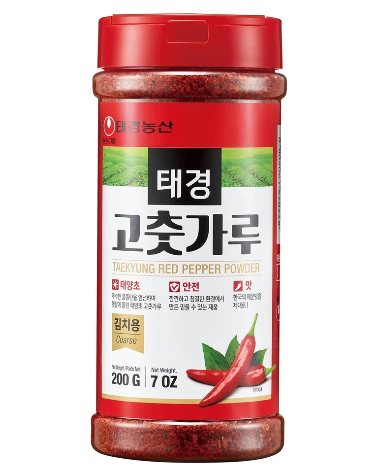 Taekyung Coarse Gochugaru, 7 oz packaging