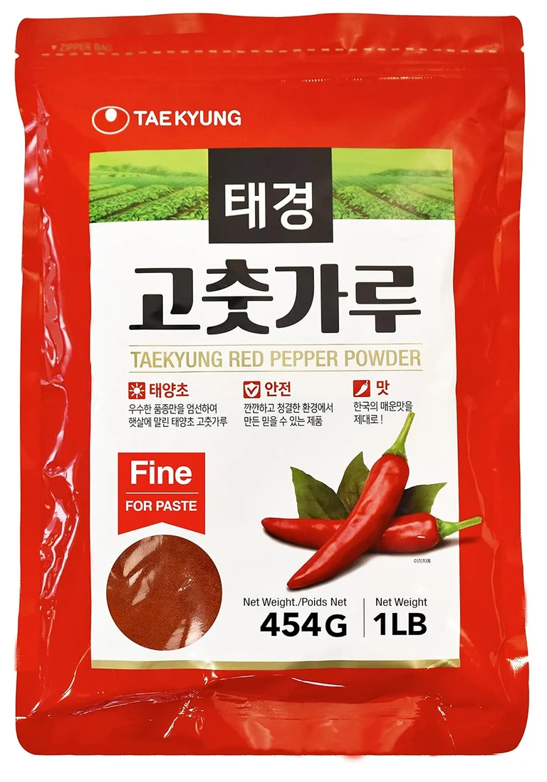 Taekyung Fine Gochugaru, 1 lb packaging